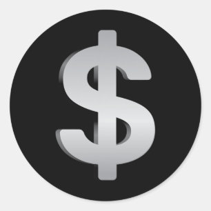 Money And Currency  Classic Round Sticker