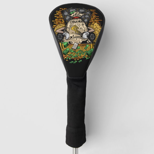 Money Bag Golf Head Cover (Front)