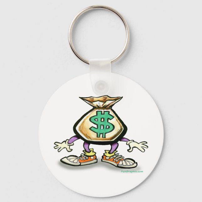 Money Bag Keychain (Front)