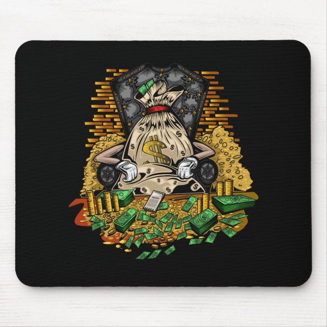 Money Bag Mouse Pad (Front)