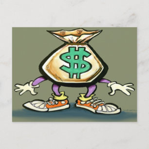 Money Bag Postcard
