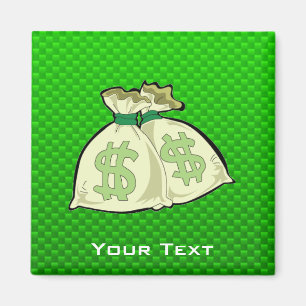 Money Bags; Green Magnet