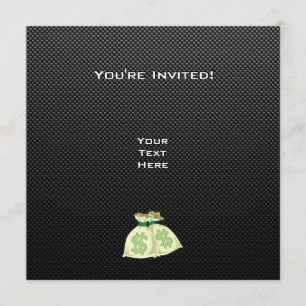 Money Bags; Sleek Invitation