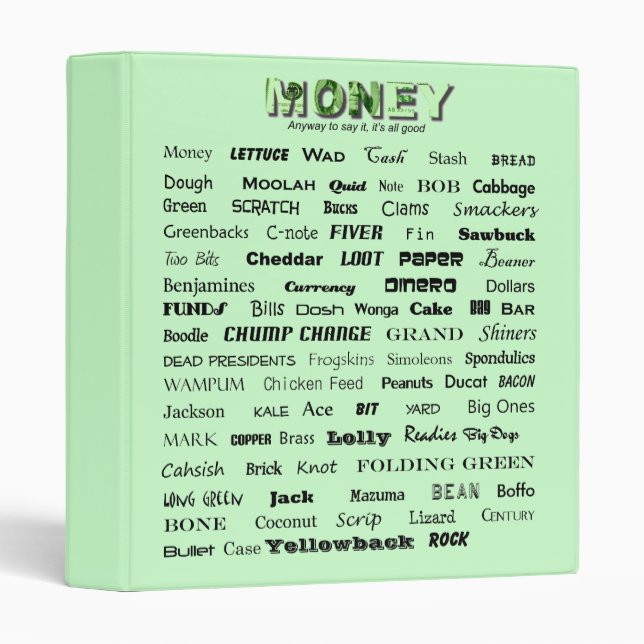 Money Binder (Front/Spine)