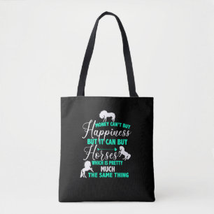 Money Can Buy Horses Mint Green    Tote Bag