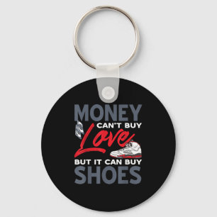 Money Can't Buy Love But Scute Ss Cute Sss Sneaker Keychain