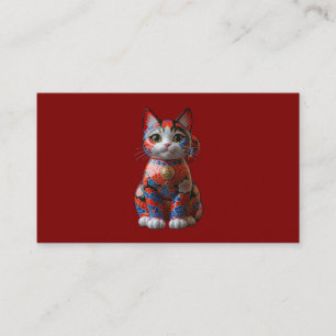 Money cat business card