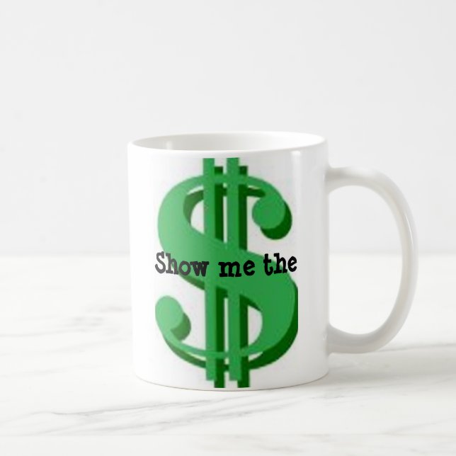 Money Coffee Mug (Right)