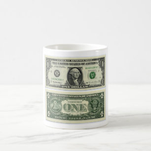 money coffee mug