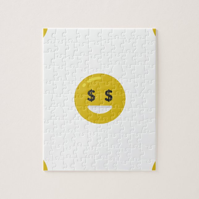 money eye emoji jigsaw puzzle (Vertical)