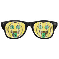 Money Face Emoji Retro Sunglasses