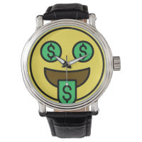 Money Face Emoji Watch 