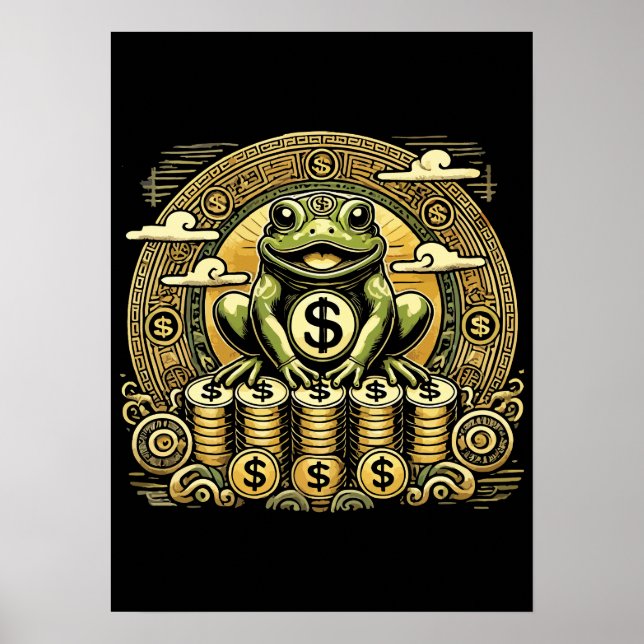 Money Frog, Lucky Toad, Jin Chan - Success Lucky Poster (Front)