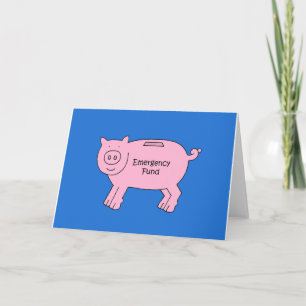 Money Gift Enclosed Emergency Fund Card