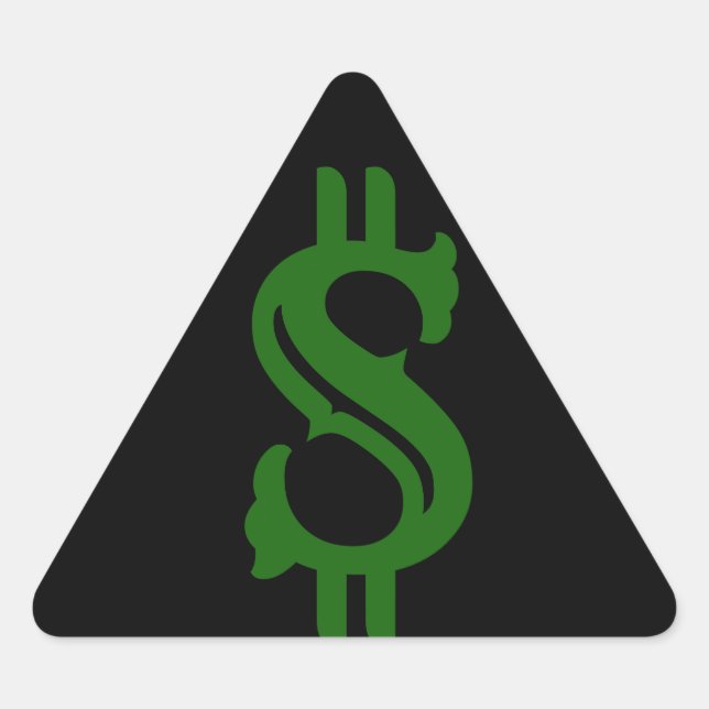 Money Hard Hat Sticker (Front)