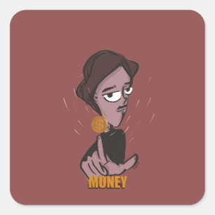 Money is the only answer stickers