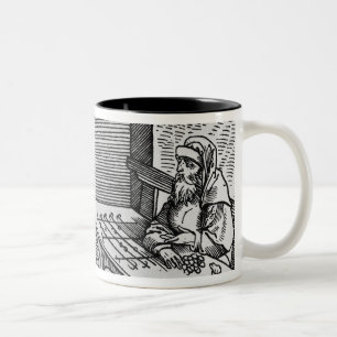 Money Lender, 1531 Two-Tone Coffee Mug