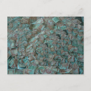 Money money money postcard