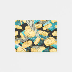 Money Pattern 2 Post-it Notes