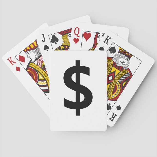 money playing cards (Back)