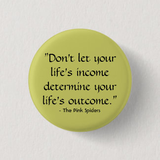 Money quote 1 inch round button