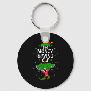 Money Saving Elf Christmas Family Girls Women Elf  Keychain