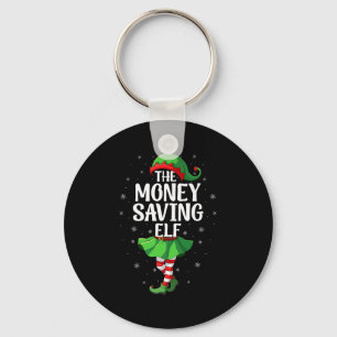 Money Saving Elf Christmas Girls Women Elf Squad X Keychain