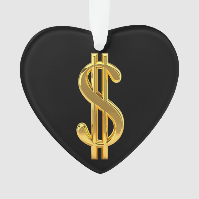 Money Sign Ornament (Front)