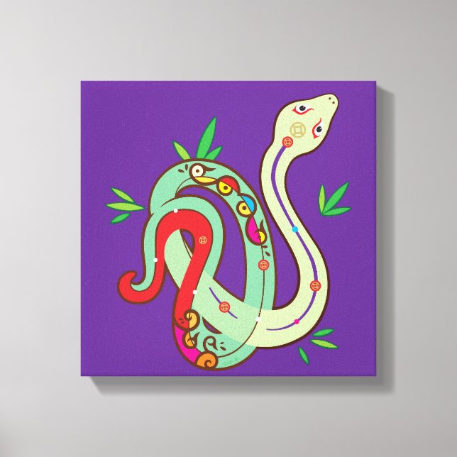 Money snake canvas print (Front)