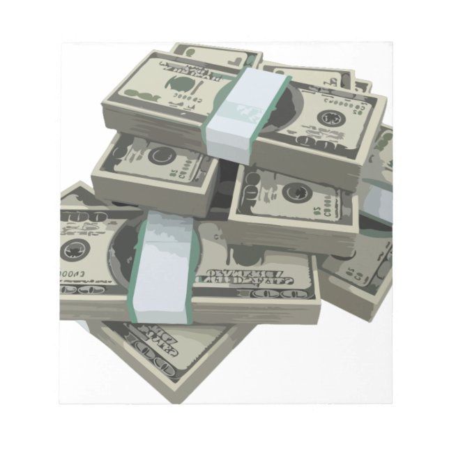 Money Stacks Notepad (Front)