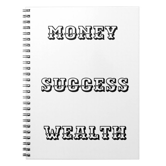 Money Success Wealth Notebook (Front)