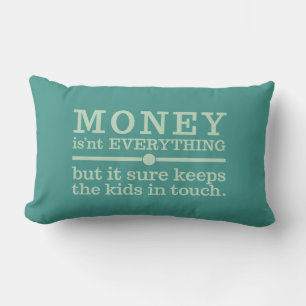 MONEY throw pillow