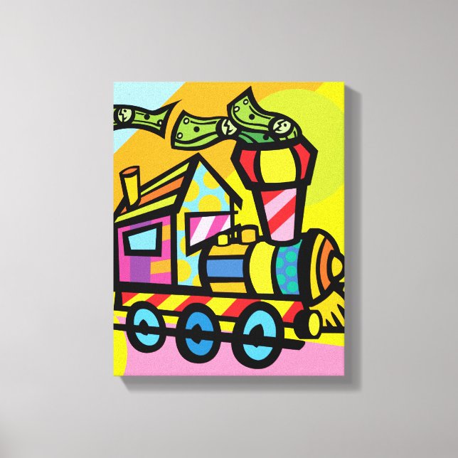 Money Train Canvas Print (Front)