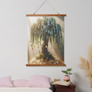 Money Tree Hanging Tapestry
