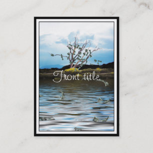 Money Tree on a Windy Day Business Card