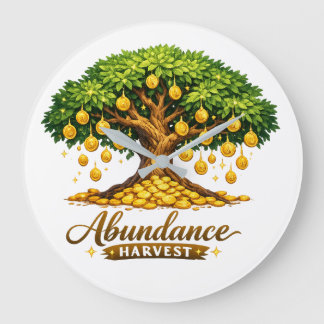 Money Tree Wall Clock Every Coin Has Roots