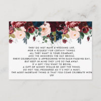 Money Tree/Wishing Well Invitation Insert