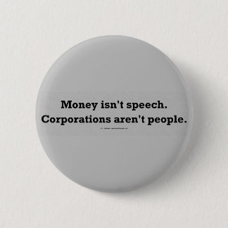 MoneySpeechCorpPerson 2 Inch Round Button