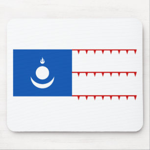 Mongol Empire Flag Mouse Pad