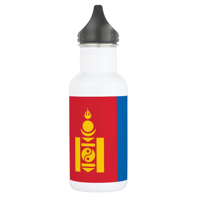 Mongolia Flag 532 Ml Water Bottle (Left)