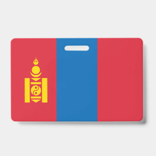 Mongolia flag badge