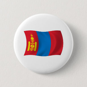 Mongolia Flag Button