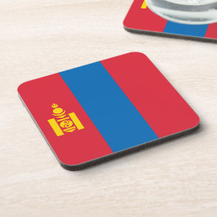 Mongolia flag coaster