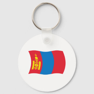Mongolia Flag Keychain