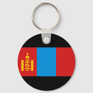 Mongolia Flag Keychain