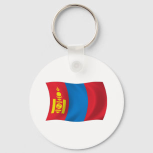 Mongolia Flag Keychain