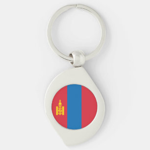Mongolia Flag Keychain