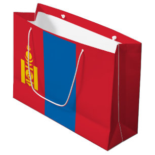 Mongolia Flag Large Gift Bag