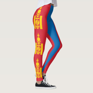 Mongolia Flag Leggings