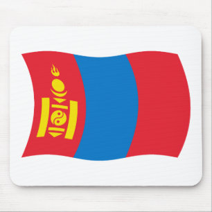 Mongolia Flag Mousepad